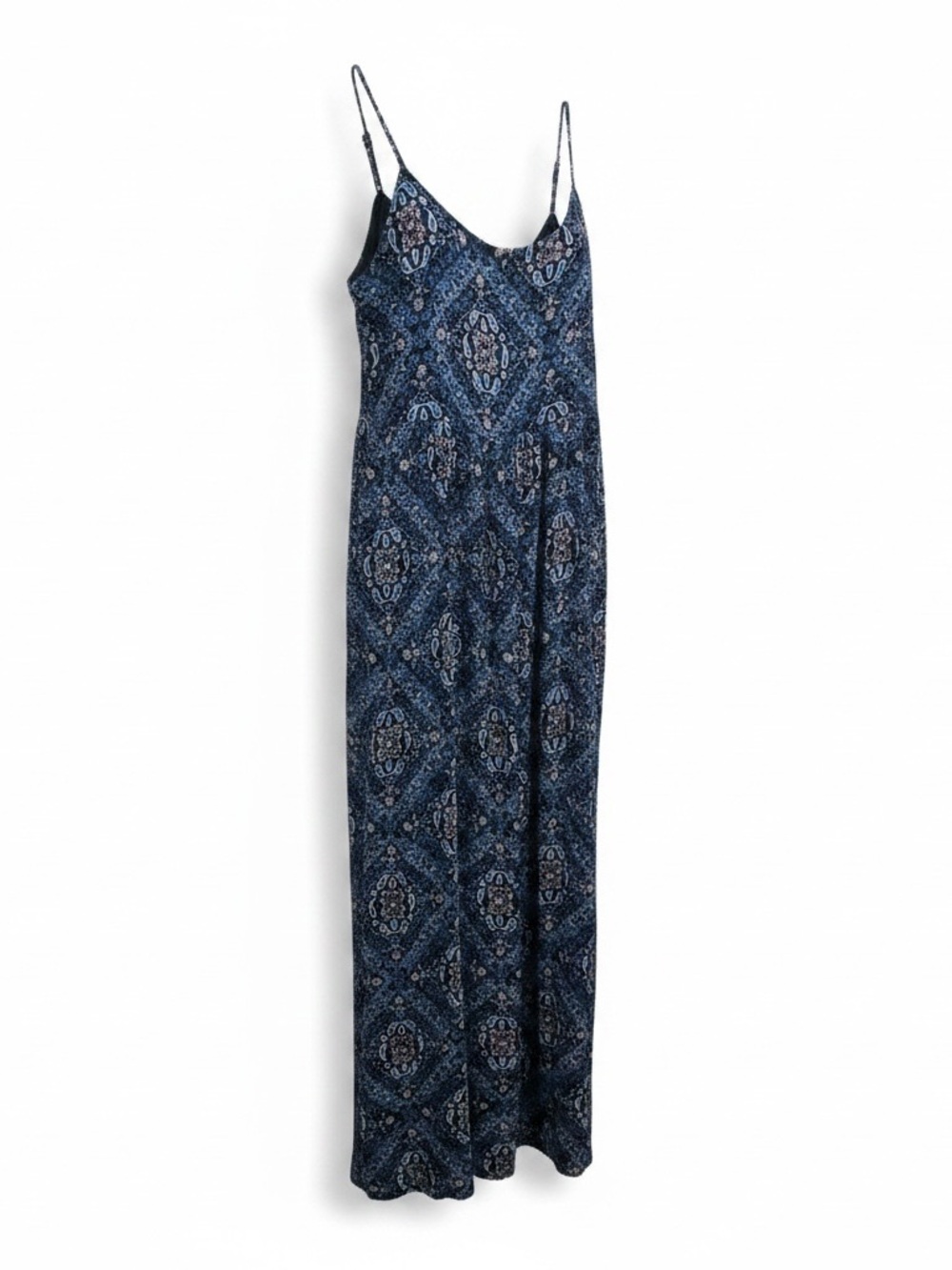 🌙✨ NAVY PAISLEY BANDANA PRINT MAXI DRESS ✨🌙 - Picture 2 of 4